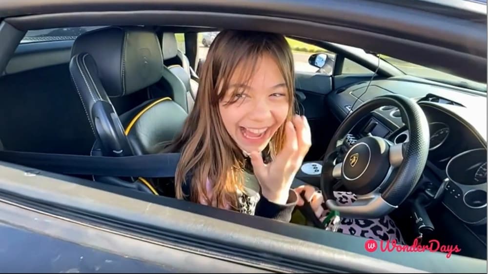 Excited for driving experience