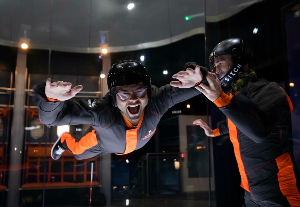 Indoor skydiving experience day