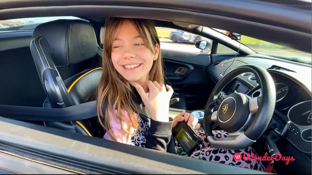 Junior lamborgini track day
