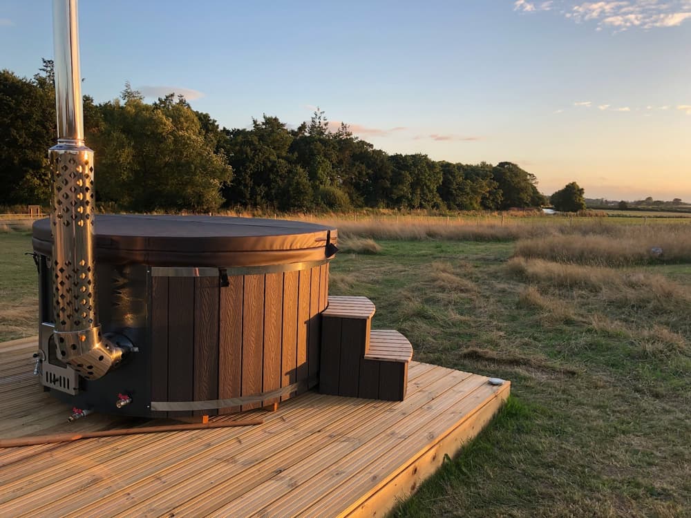 pretty surroundings at glamping unit