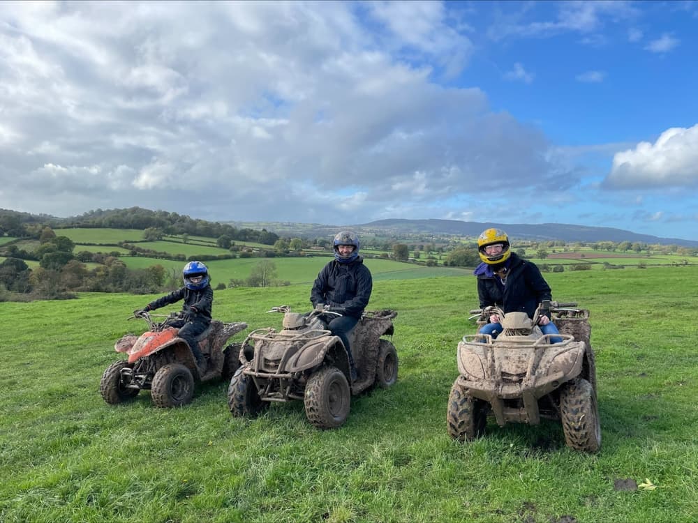 quad bike trekking with severn valley quad trekking