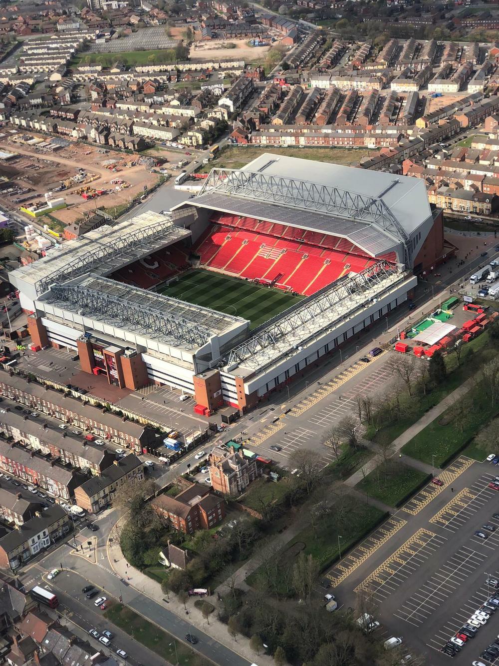 football stadium helicopter tour