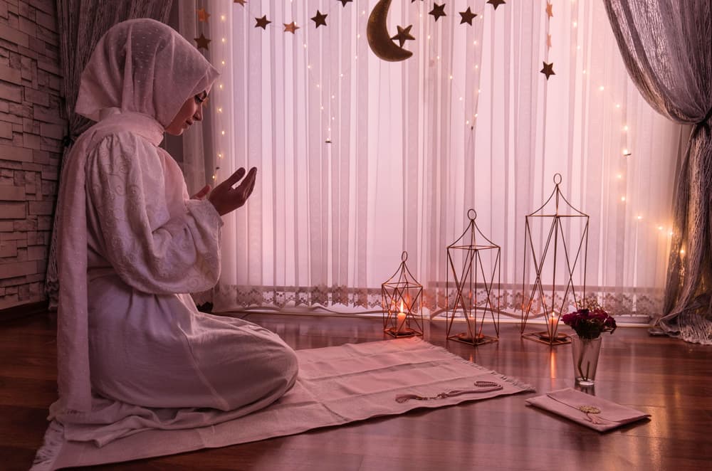 Woman praying