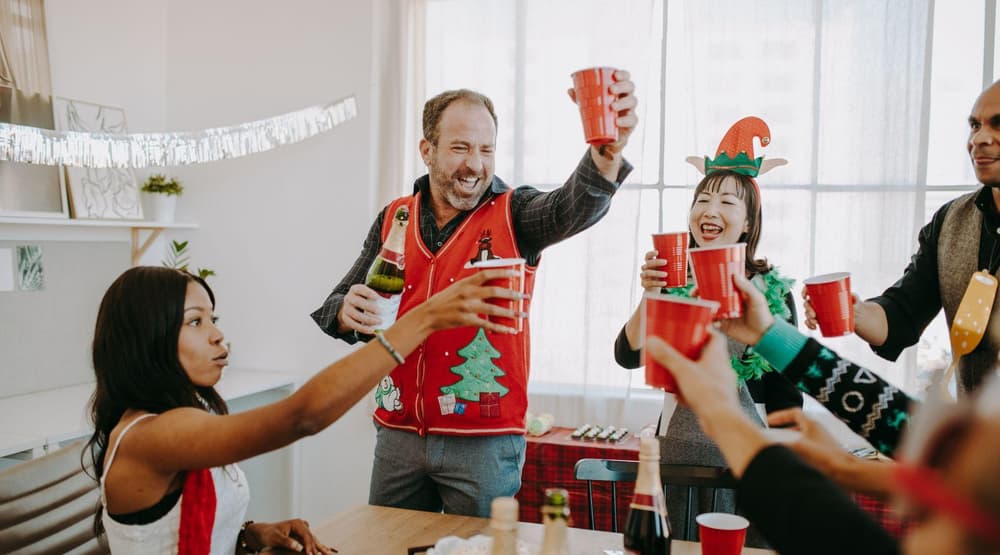 Christmas with friends fun 2