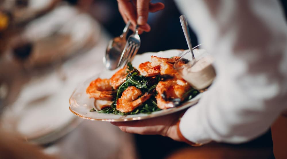 a selection of food dishes to illustrate experience days for food lovers
