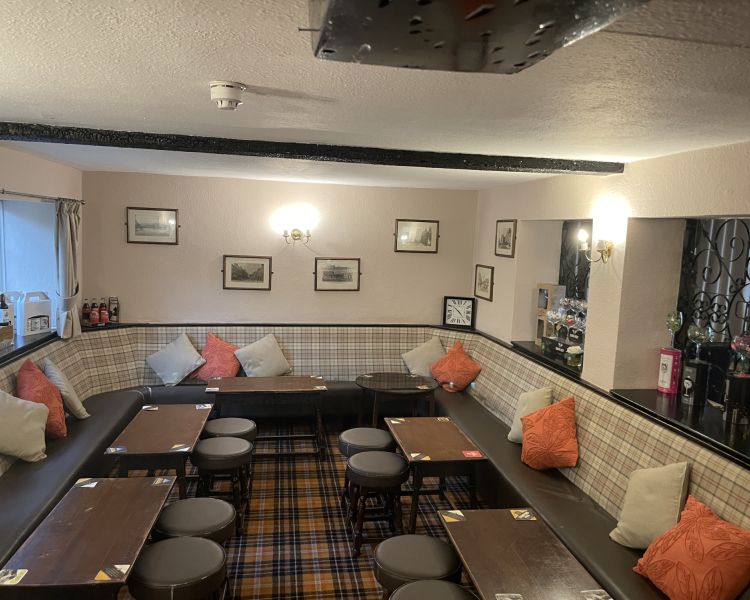 Bar area with seating