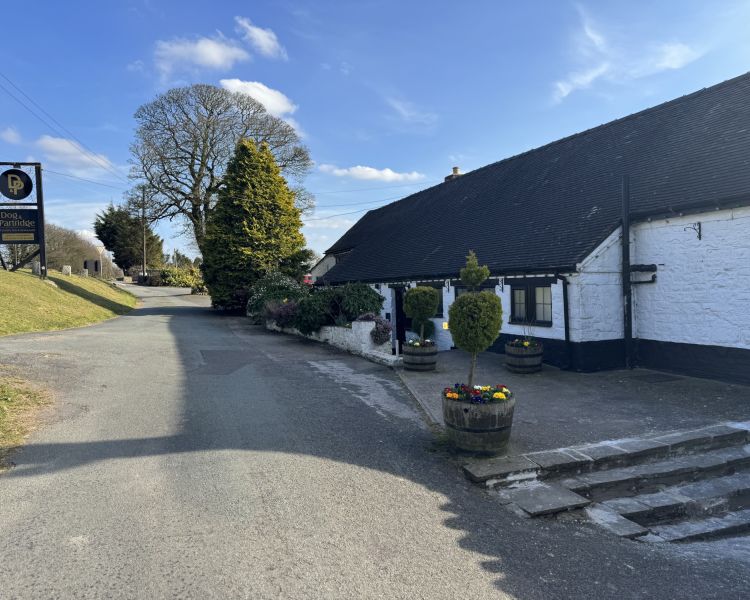 Front of country inn