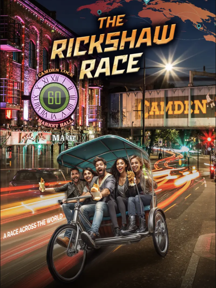 rickshaw race mystery food walking tour in london