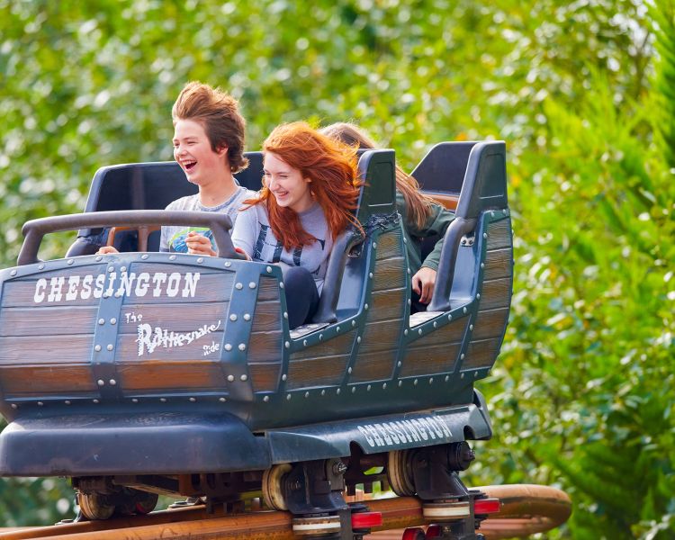 Rattlesnake ride at Chessington world of adventures