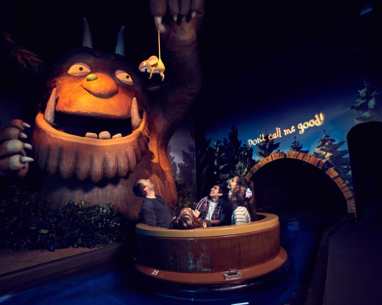 The gruffalo river ride adventure at Chessington world of adventures