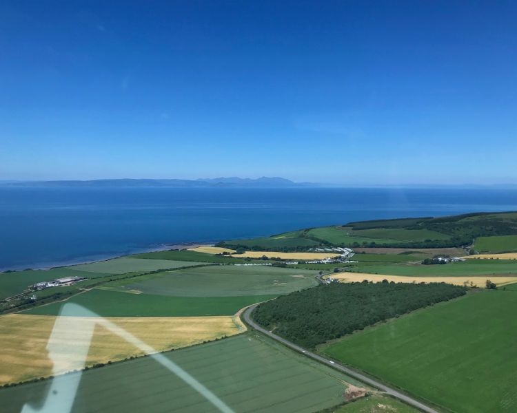 glasgow helicopter sightseeing tour