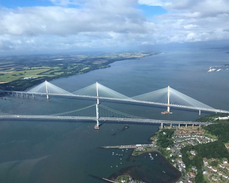30 minute edinburgh helicopter sightseeing tour