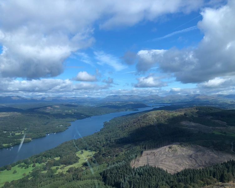 30 minute lake district helicopter sightseeing tour