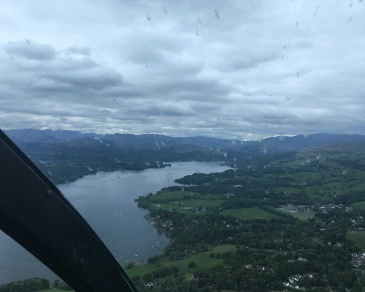 30 minute lake district helicopter sightseeing tour