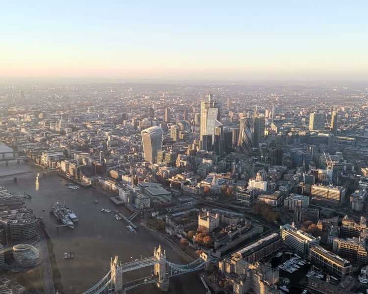 city of london helicopter sightseeing tour