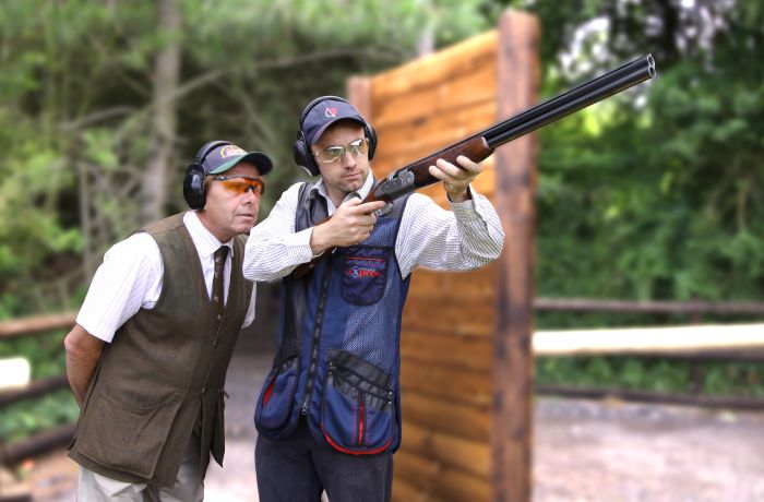 private clay pigeon shooting experience for two