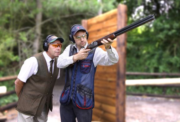 private clay pigeon shooting experience for two