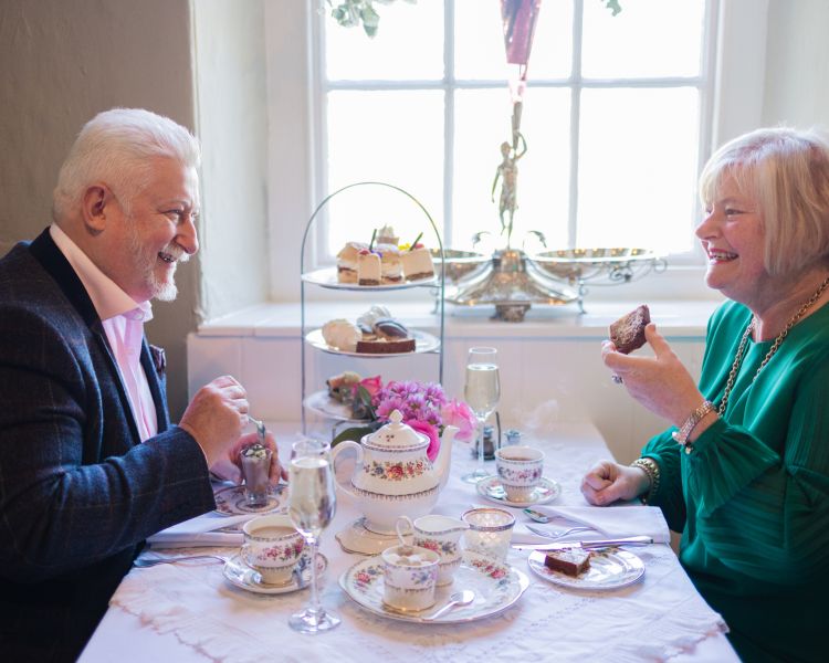 A Couple at the Afternoon Tea at Coghlans