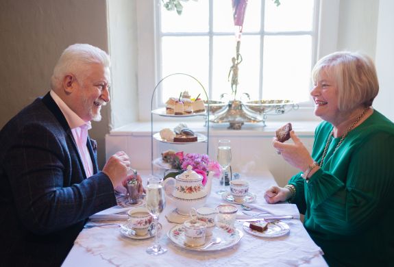 A Couple at the Afternoon Tea at Coghlans