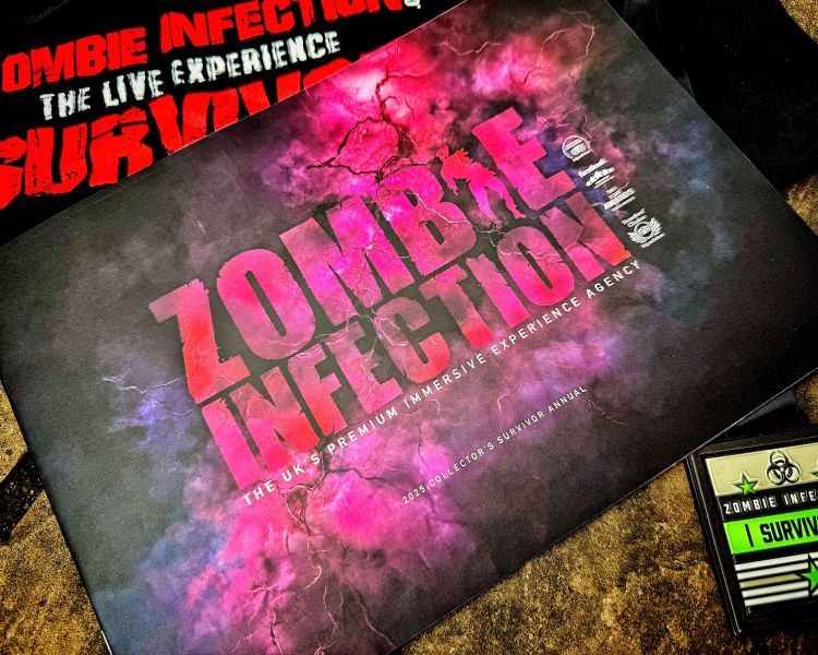 collectors annual as part of merchandise gift set with zombie experience