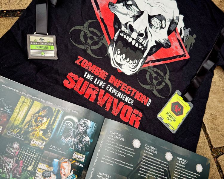 zombie experience merchandise gift set