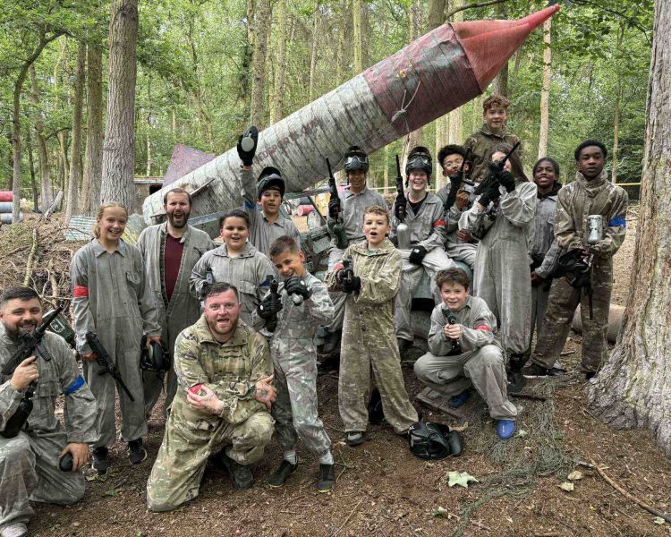 group on paintball experience wolverhampton
