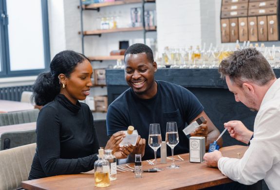 Choosing bottles perfume making experience