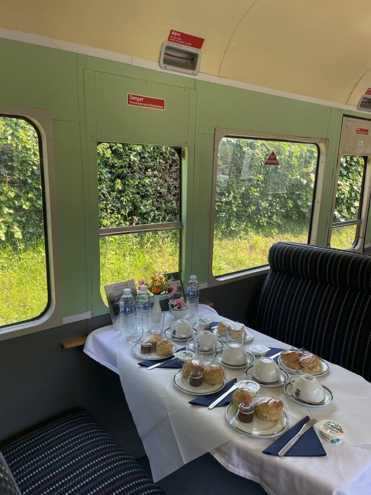 steam train experience in the chiltern hills with afternoon tea for two