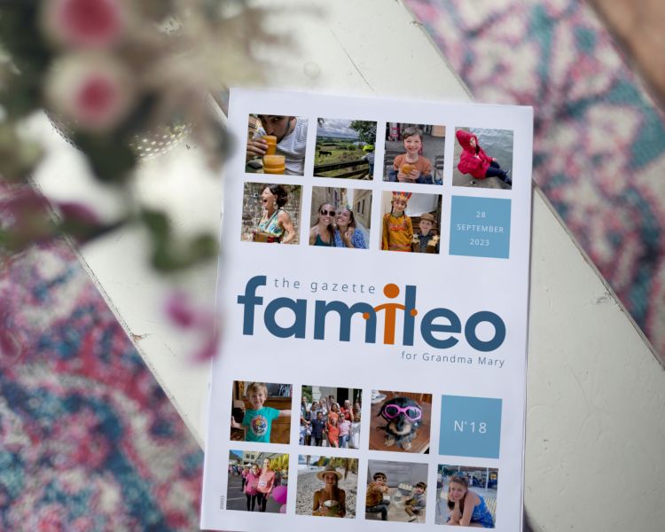 personalised printed family magazine