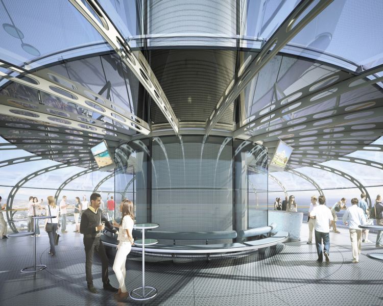 Brighton i360 passenger pod interior