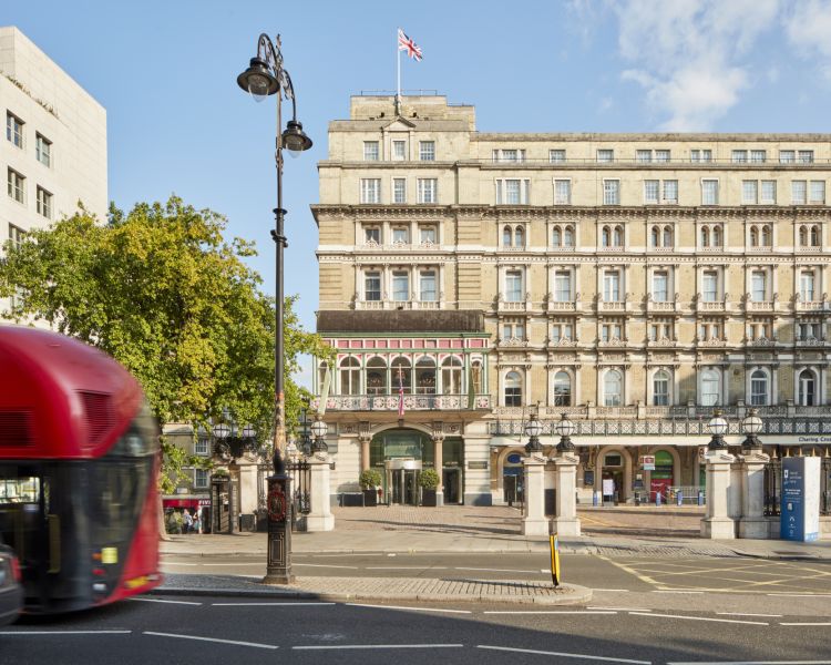 Exterior of the clermont hotel in london