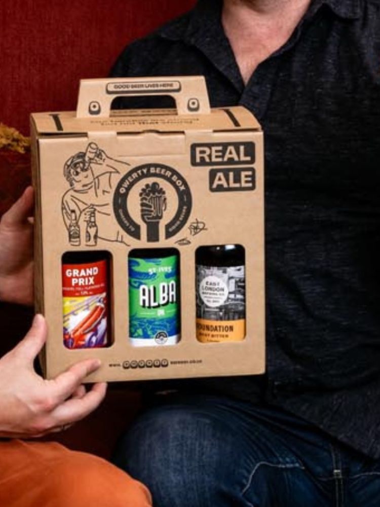Gifting a qwerty real ale gift box