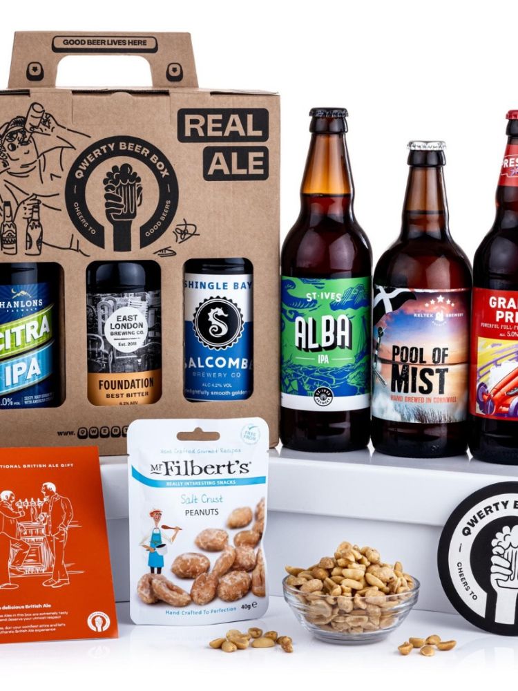 Real ale gift hamper from qwerty