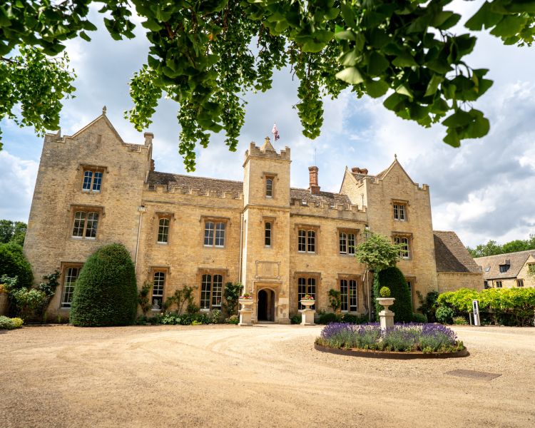 the front of weston manor hotel