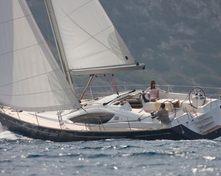 a yacht sailing on the solent