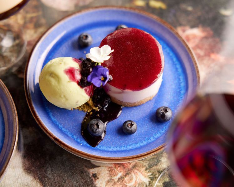 dessert at clermont charing cross in london
