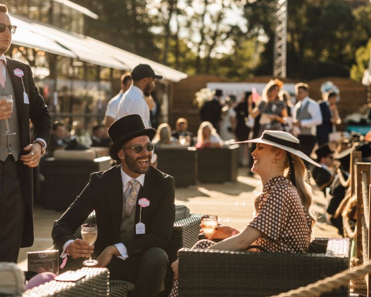 Guests at the royal ascot