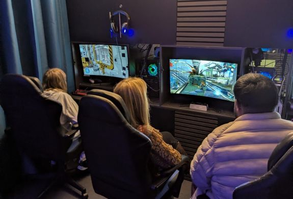 Gaming zone computer area