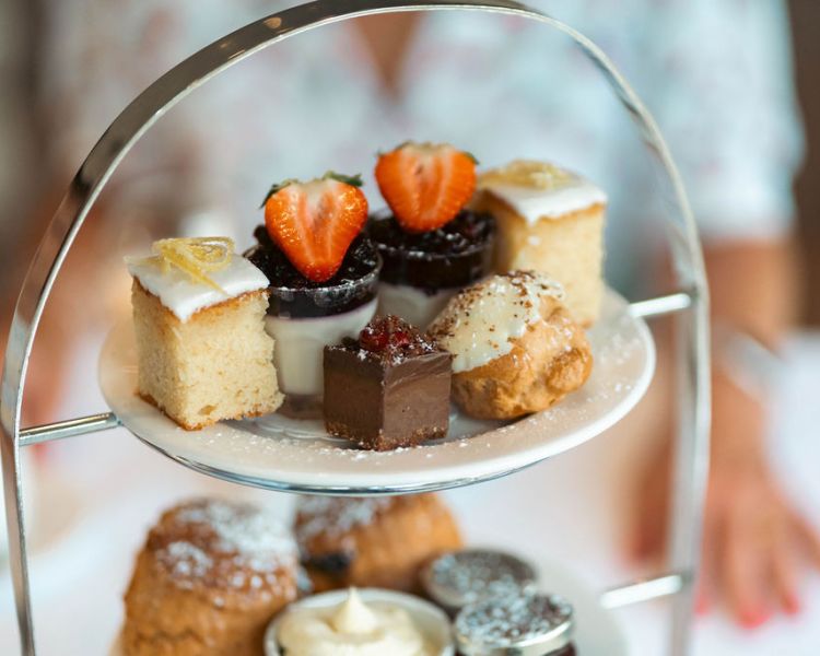 Cakes for afternoon tea at grinkle park