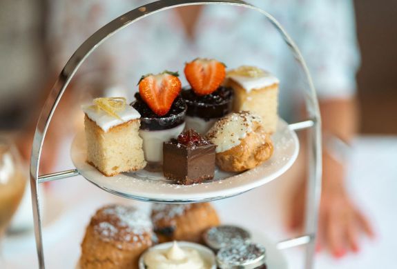 Cakes for afternoon tea at grinkle park