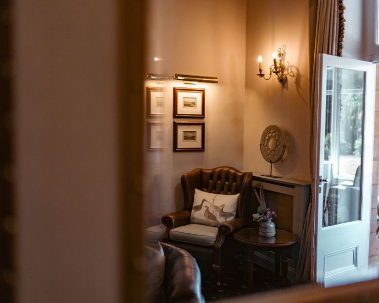 Cosy corner next to door at grinkle park hotel