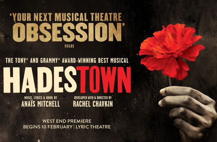 hadestown theatre show promotional poster
