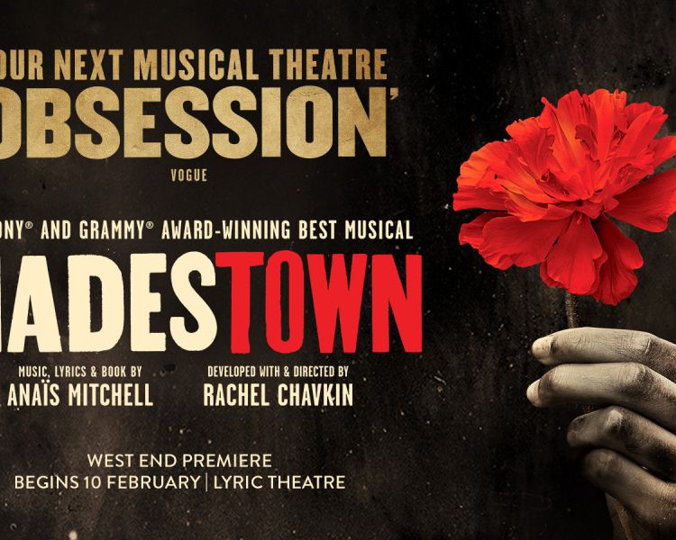hadestown theatre show promotional poster