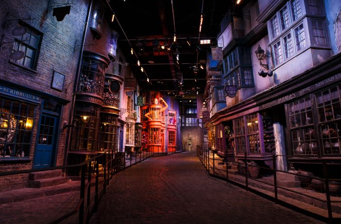 Diagon alley at warner bros studio tour london