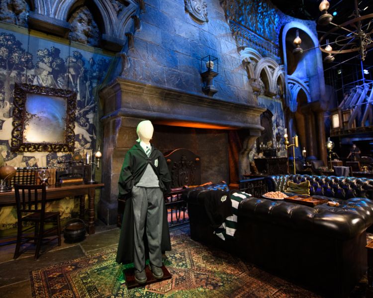 Draco Malfoy Costume in the Slytherin common room