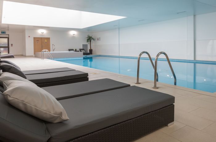 Swimming pool at spa at the oxfordshire hotel