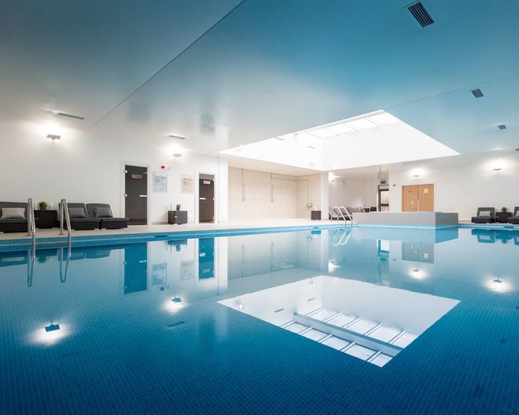 Spa swimming pool at the oxfordshire hotel