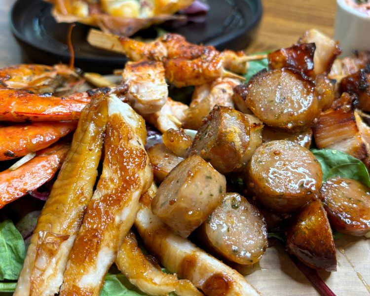 Nibbles platter close up