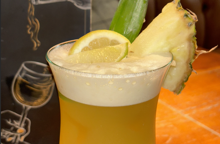 Bottomles brunch cocktail close up