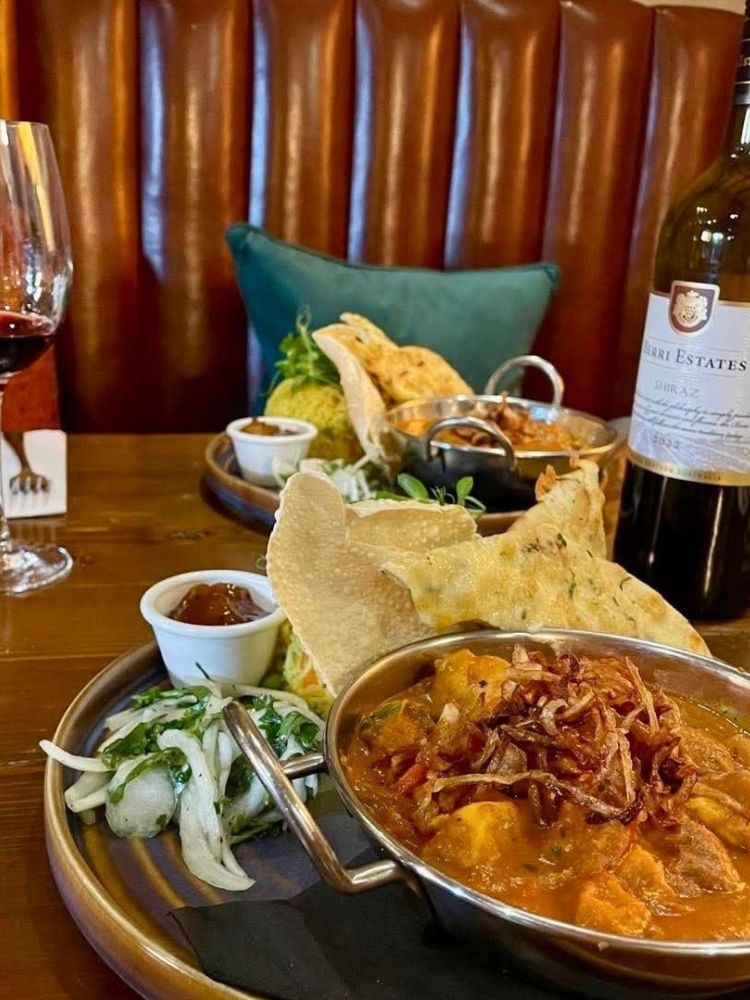 Curry dinners and wine
